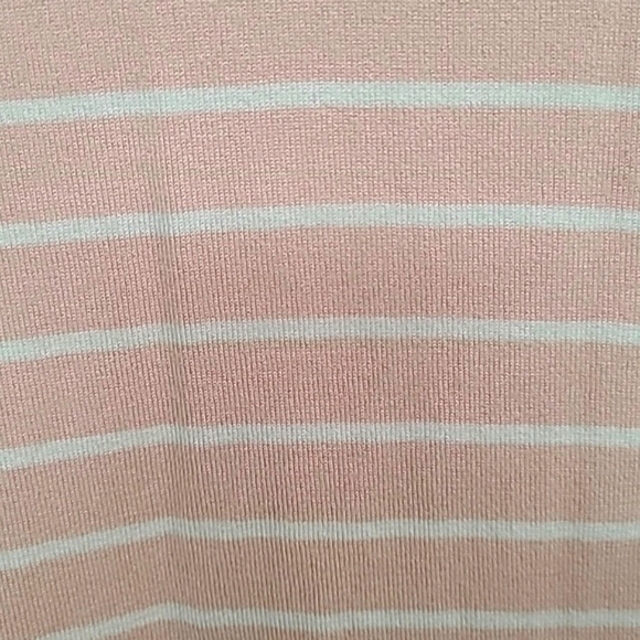 Peach/White Stripped Blouse - Picture 5 of 7